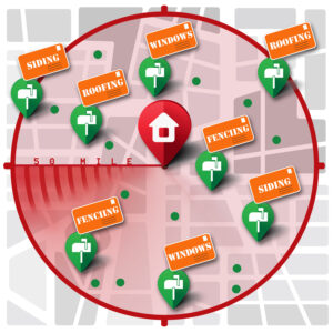 Smarter radius marketing for home services focusing ad budget on high-value homes